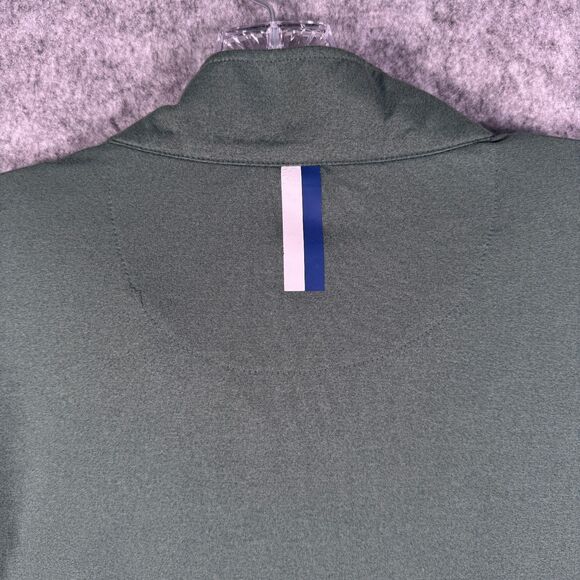 Rhoback 1/4 Zip Pullover Shirt Mens Size XL Green Performance Golf Office Walk - Picture 10 of 10